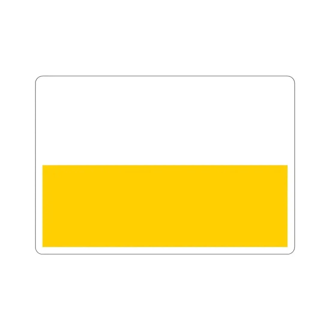 Flag of Silesia Germany STICKER Vinyl Die-Cut Decal 3 Inch - The Sticker Space