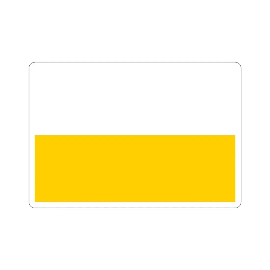 Flag of Silesia Germany STICKER Vinyl Die-Cut Decal 5 Inch - The Sticker Space