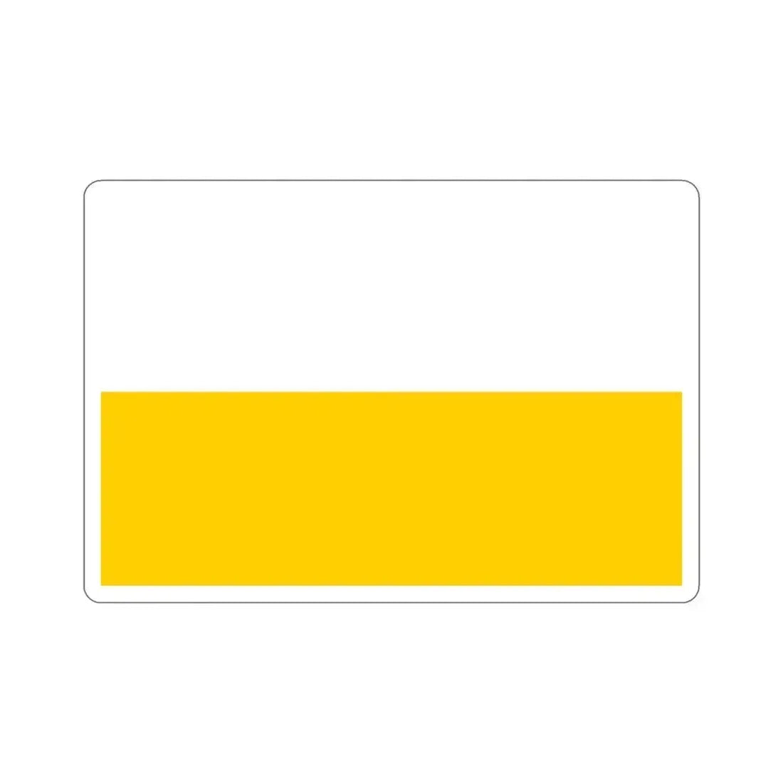 Flag of Silesia Germany STICKER Vinyl Die-Cut Decal 6 Inch - The Sticker Space