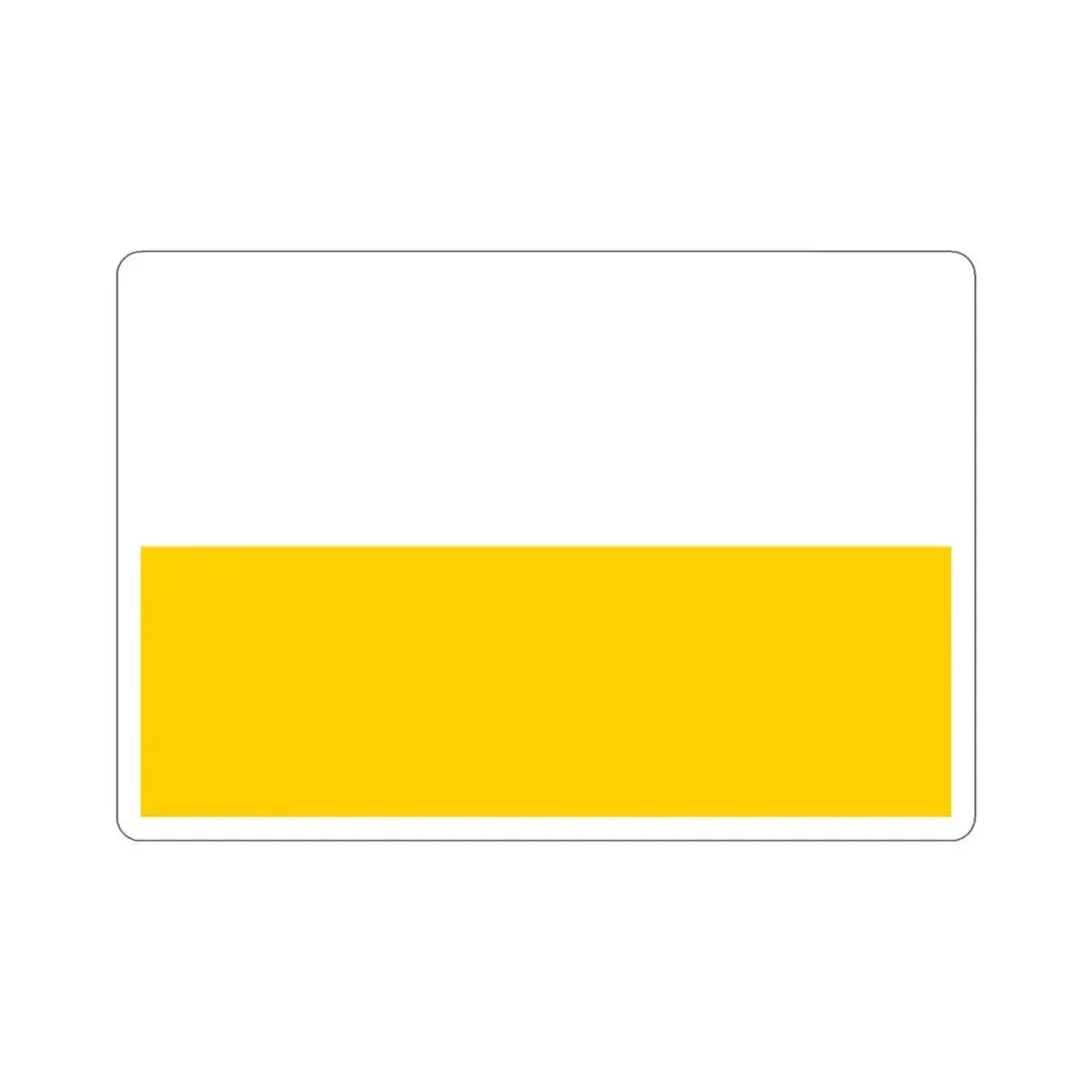 Flag of Silesia Germany STICKER Vinyl Die-Cut Decal - The Sticker Space