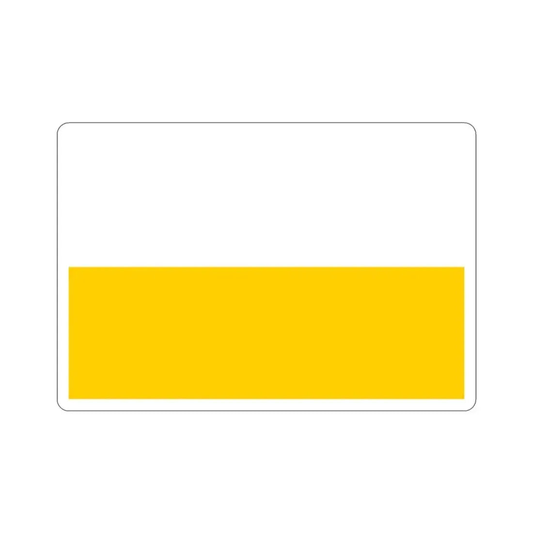 Flag of Silesia Germany STICKER Vinyl Die-Cut Decal - The Sticker Space