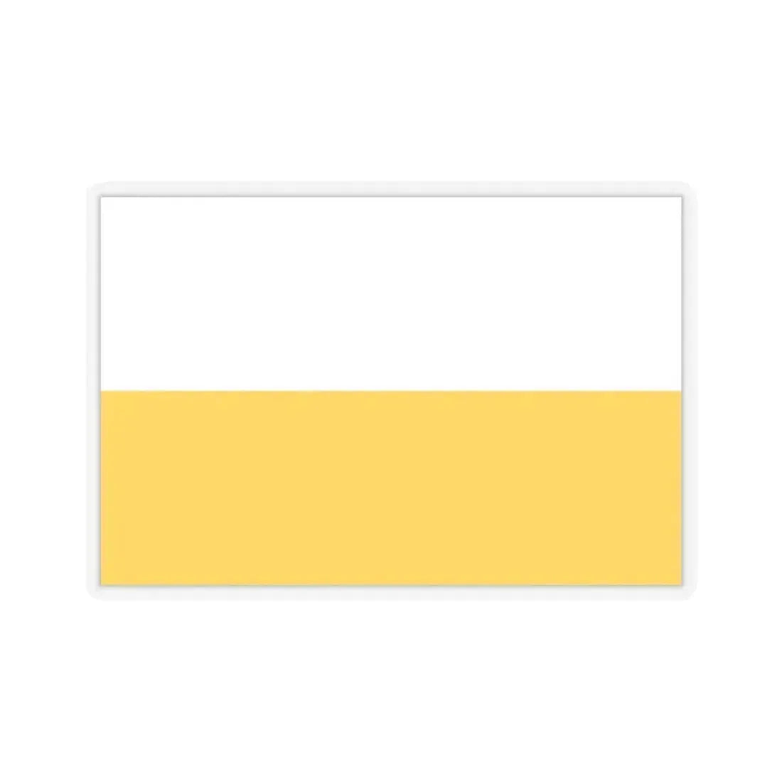 Flag of Silesia Germany - STICKER Vinyl Kiss-Cut Decal 2 Inch Transparent - The Sticker Space