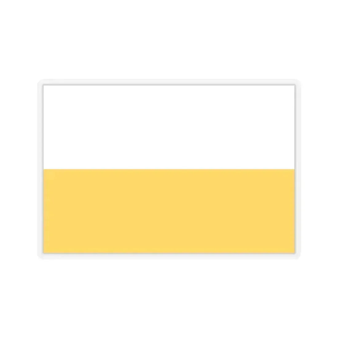 Flag of Silesia Germany - STICKER Vinyl Kiss-Cut Decal 3 Inch Transparent - The Sticker Space