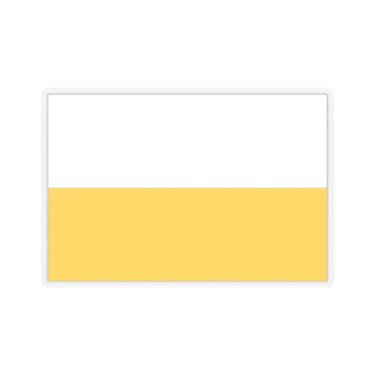 Flag of Silesia Germany - STICKER Vinyl Kiss-Cut Decal 3 Inch Transparent - The Sticker Space