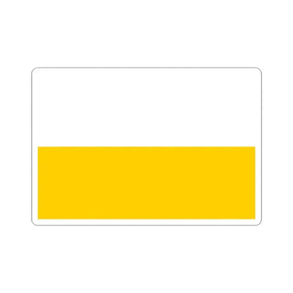 Flag of Silesia Germany - STICKER Vinyl Kiss-Cut Decal 3 Inch White - The Sticker Space