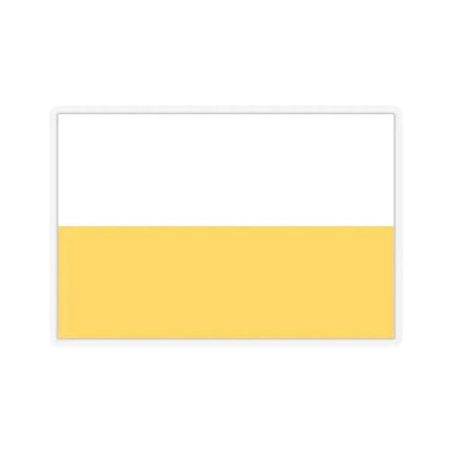 Flag of Silesia Germany - STICKER Vinyl Kiss-Cut Decal 4 Inch Transparent - The Sticker Space