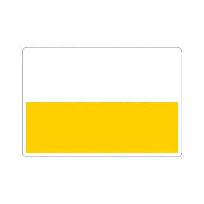 Flag of Silesia Germany - STICKER Vinyl Kiss-Cut Decal 4 Inch White - The Sticker Space