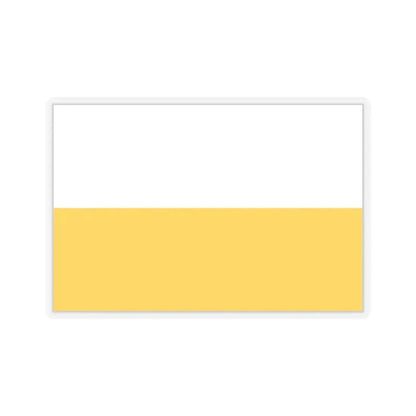 Flag of Silesia Germany - STICKER Vinyl Kiss-Cut Decal 6 Inch Transparent - The Sticker Space