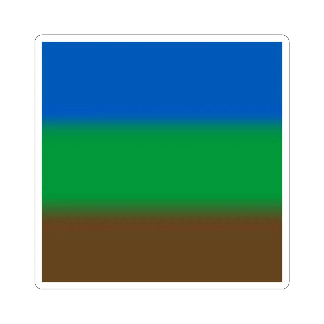 Flag of Simakivka (Ukraine) STICKER Vinyl Kiss-Cut Decal 3 Inch White - The Sticker Space