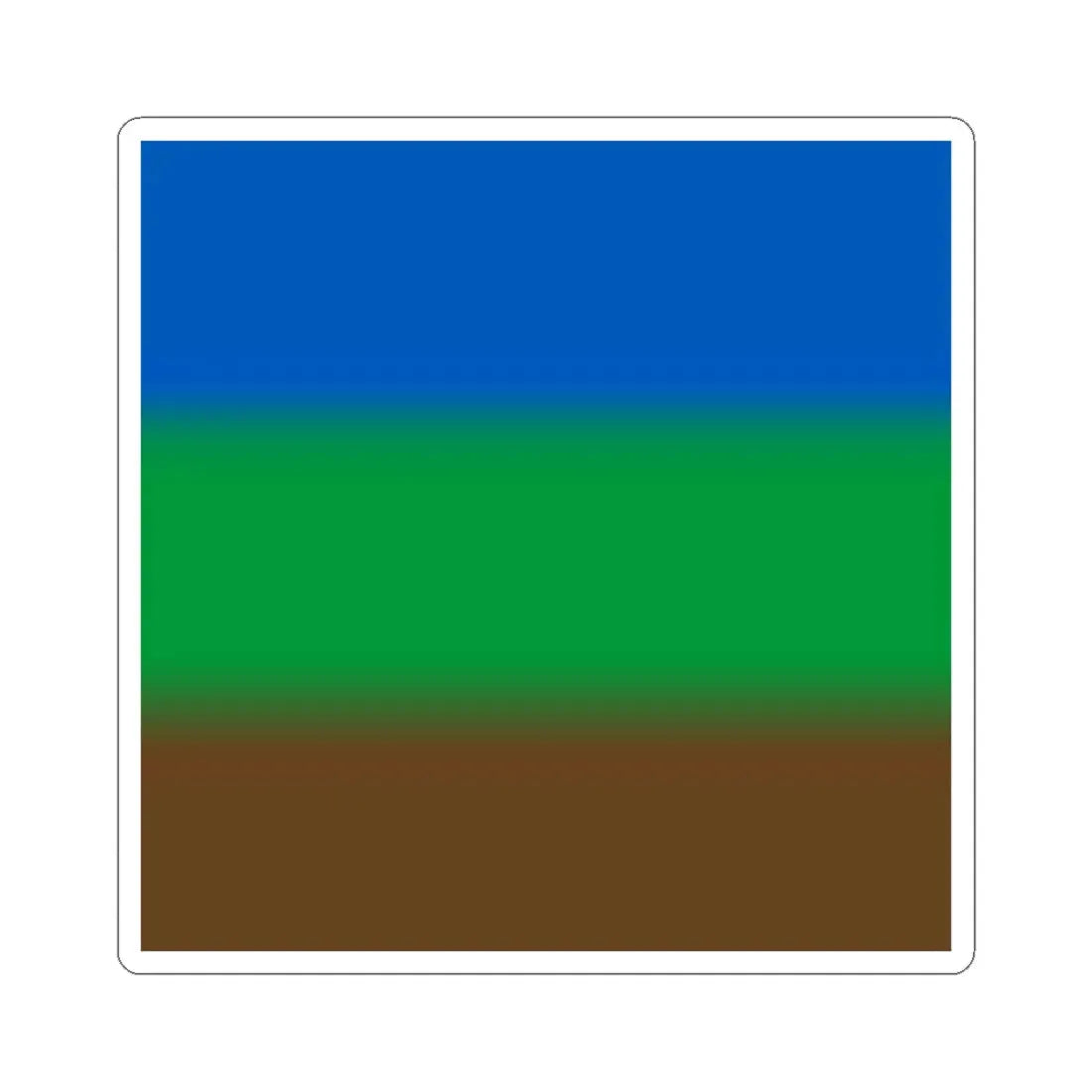 Flag of Simakivka (Ukraine) STICKER Vinyl Kiss-Cut Decal 4 Inch White - The Sticker Space