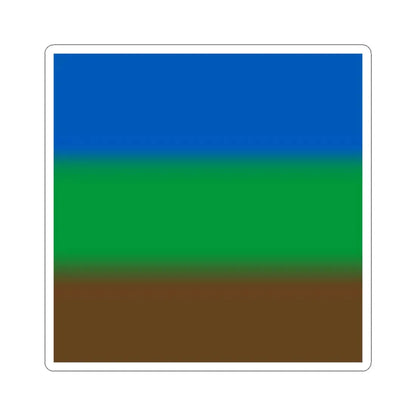 Flag of Simakivka (Ukraine) STICKER Vinyl Kiss-Cut Decal 4 Inch White - The Sticker Space