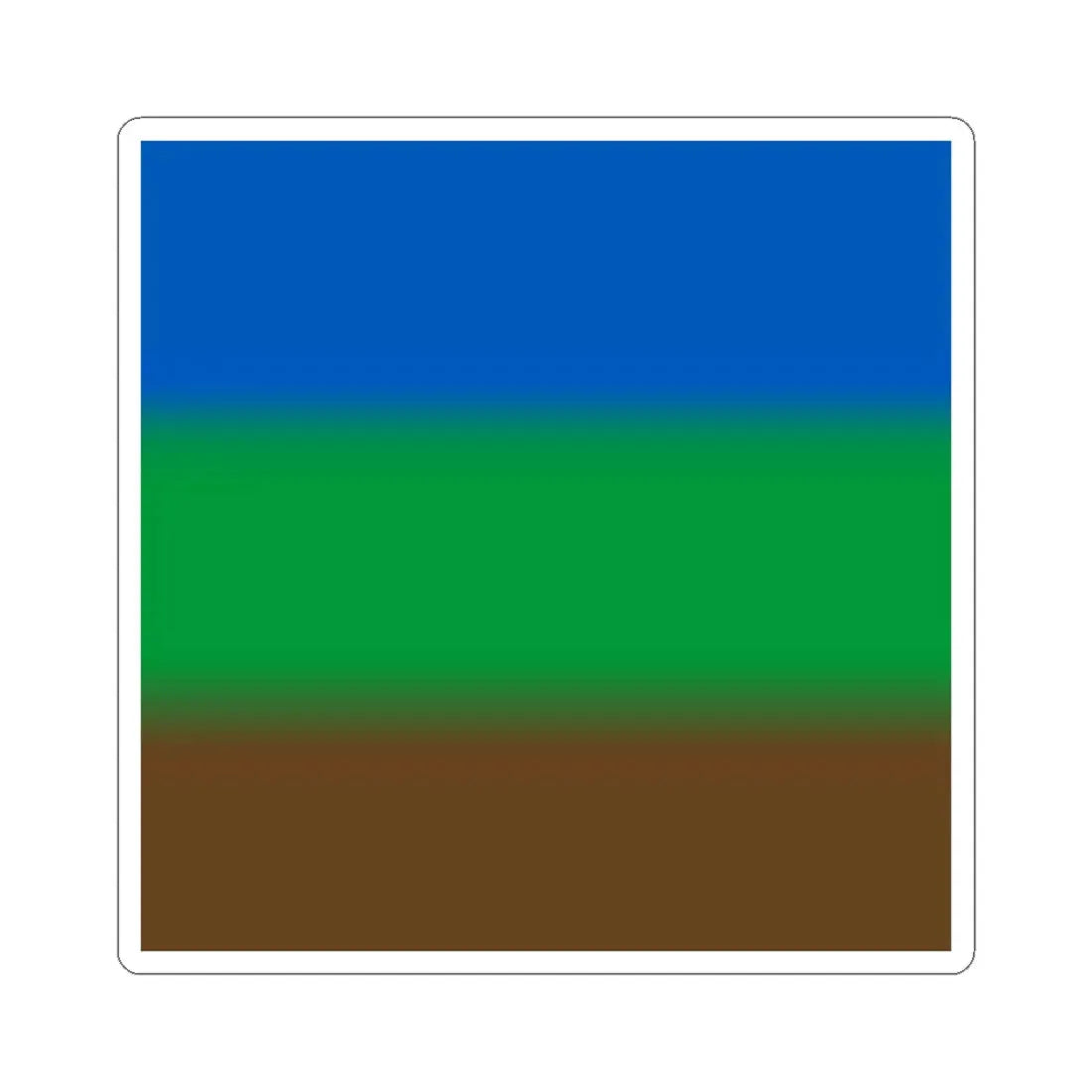 Flag of Simakivka (Ukraine) STICKER Vinyl Kiss-Cut Decal 6 Inch White - The Sticker Space