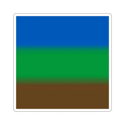 Flag of Simakivka (Ukraine) STICKER Vinyl Kiss-Cut Decal 6 Inch White - The Sticker Space