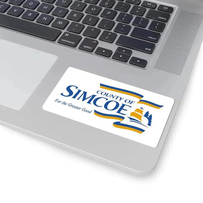 Flag of Simcoe County Ontario (Canada) STICKER Vinyl Kiss-Cut Decal - The Sticker Space
