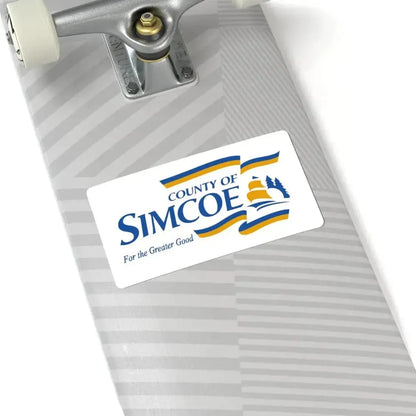Flag of Simcoe County Ontario (Canada) STICKER Vinyl Kiss-Cut Decal - The Sticker Space