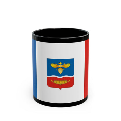 Flag of Simferopol Ukraine - Black Coffee Mug-11oz-The Sticker Space