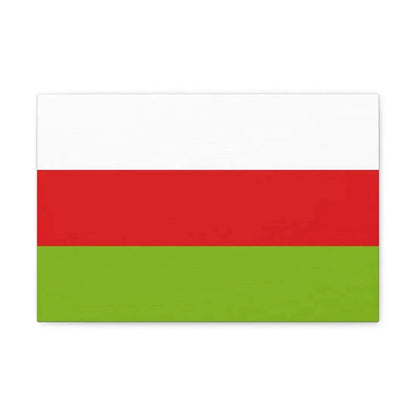 Flag of Sincelejo Colombia - Canvas Wall Art 18″ x 12″ 1.25" - The Sticker Space