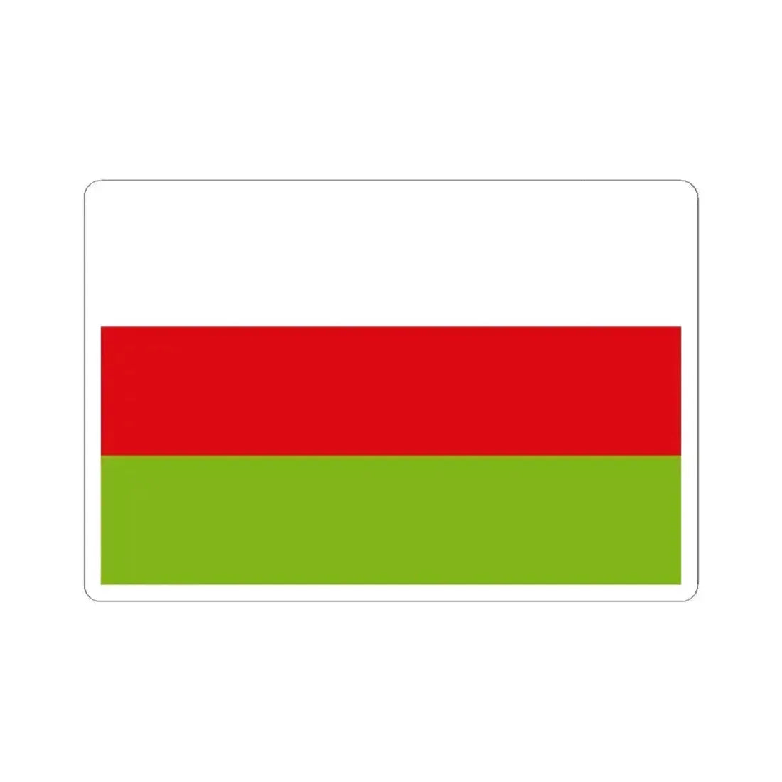 Flag of Sincelejo Colombia - STICKER Vinyl Kiss-Cut Decal 2 Inch White - The Sticker Space