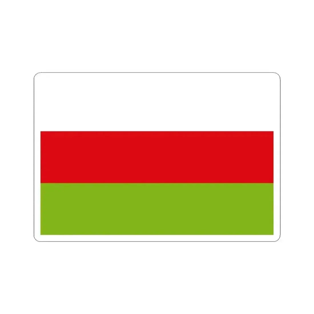 Flag of Sincelejo Colombia - STICKER Vinyl Kiss-Cut Decal 3 Inch White - The Sticker Space