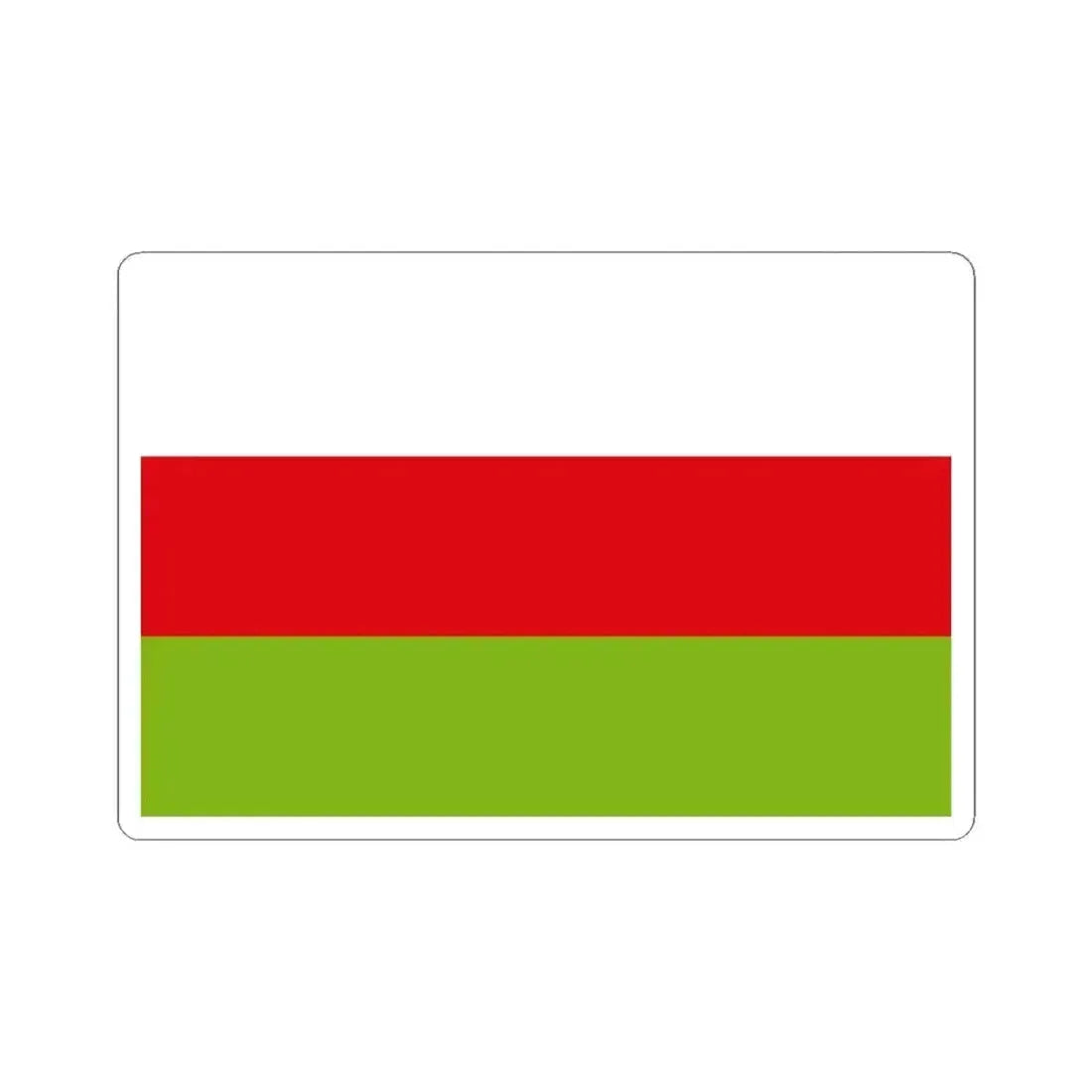 Flag of Sincelejo Colombia - STICKER Vinyl Kiss-Cut Decal 4 Inch White - The Sticker Space