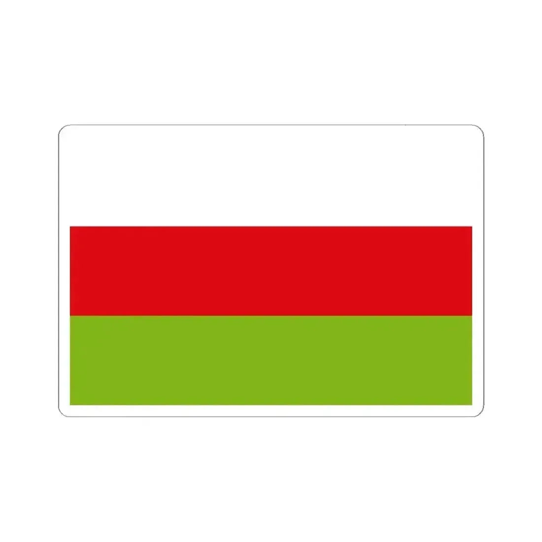 Flag of Sincelejo Colombia - STICKER Vinyl Kiss-Cut Decal 6 Inch White - The Sticker Space