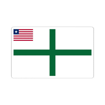 Flag of Sinoe County (Liberia) STICKER Vinyl Kiss-Cut Decal 6 Inch White - The Sticker Space