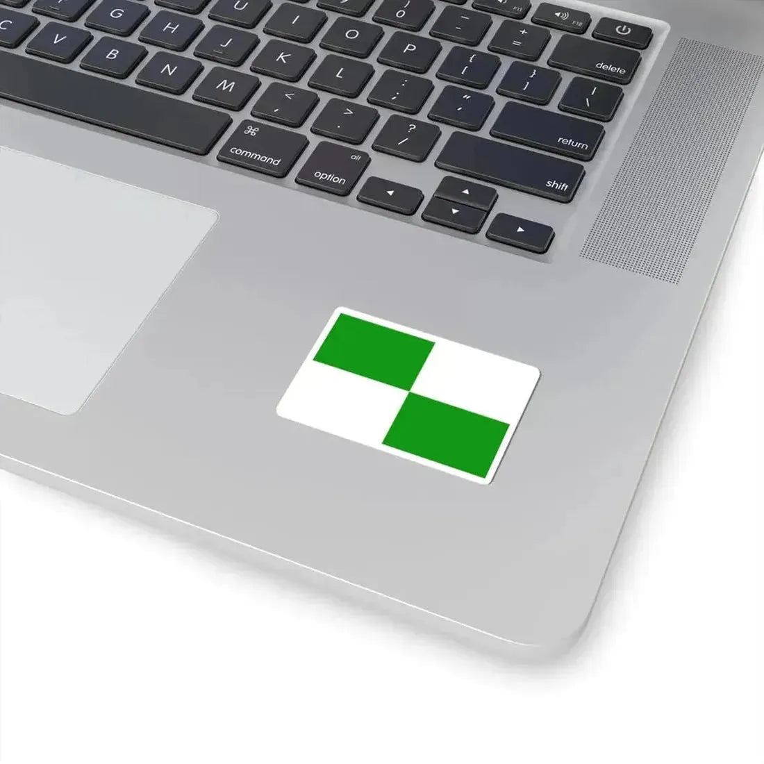 Flag of Sint-Agatha-Berchem (Belgium) STICKER Vinyl Kiss-Cut Decal - The Sticker Space
