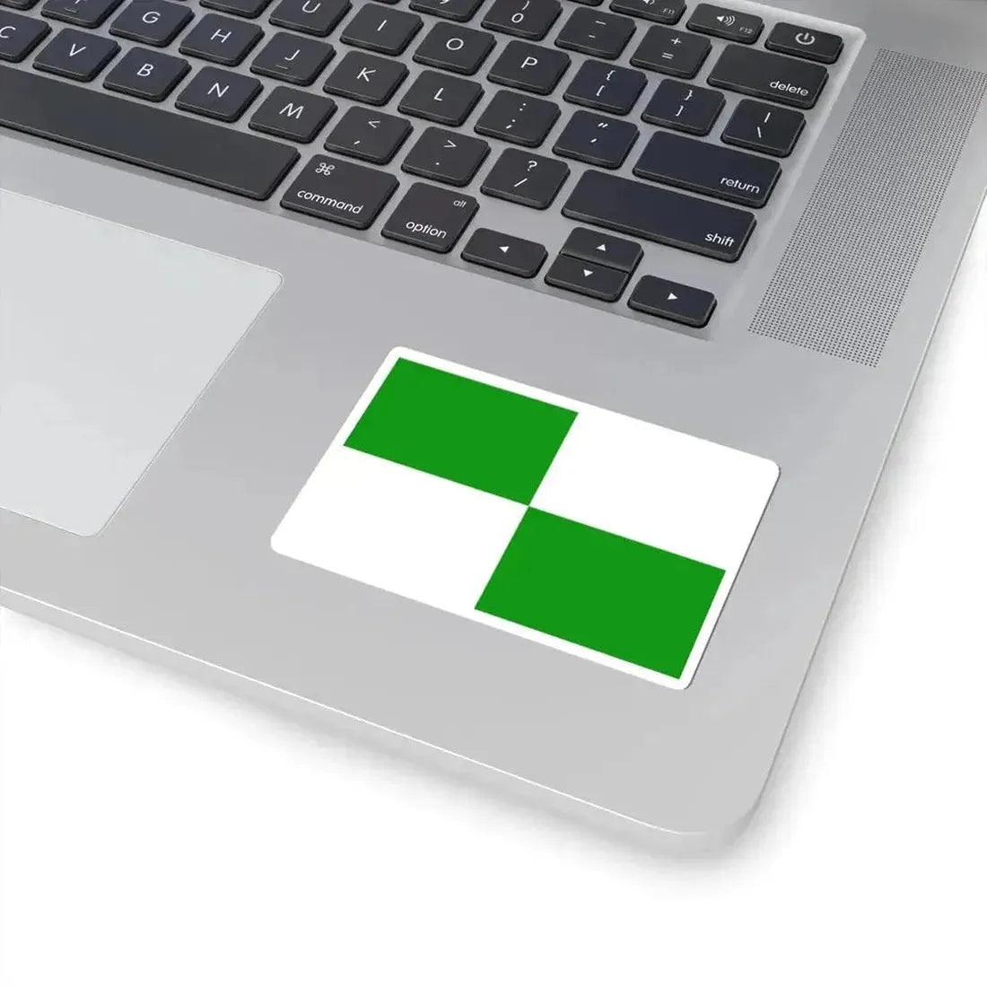 Flag of Sint-Agatha-Berchem (Belgium) STICKER Vinyl Kiss-Cut Decal - The Sticker Space