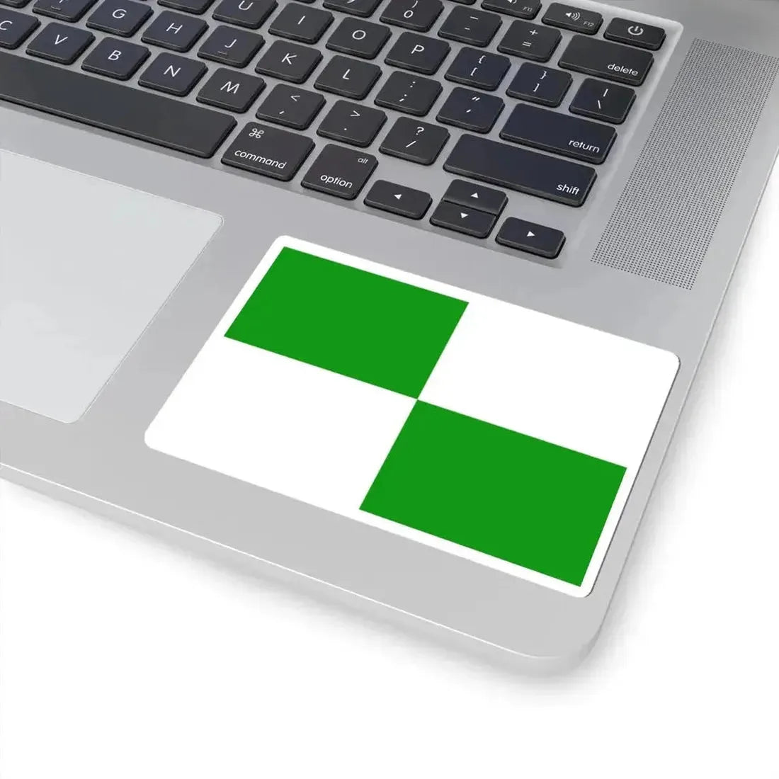 Flag of Sint-Agatha-Berchem (Belgium) STICKER Vinyl Kiss-Cut Decal - The Sticker Space