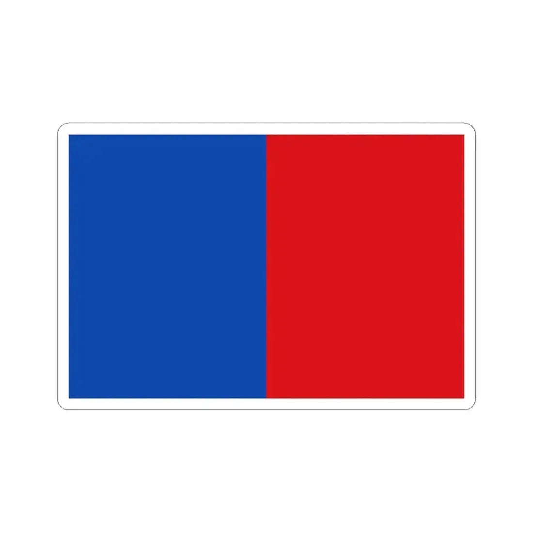 Flag of Sint-Josse-ten-Noode (Belgium) STICKER Vinyl Kiss-Cut Decal 2 Inch White - The Sticker Space