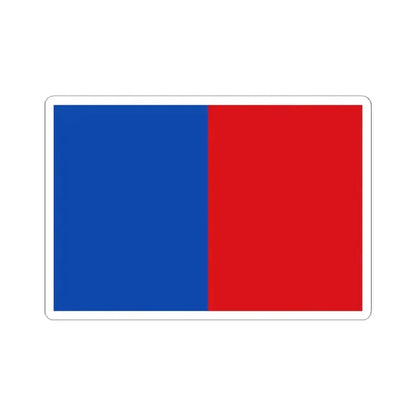 Flag of Sint-Josse-ten-Noode (Belgium) STICKER Vinyl Kiss-Cut Decal 2 Inch White - The Sticker Space