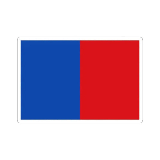 Flag of Sint-Josse-ten-Noode (Belgium) STICKER Vinyl Kiss-Cut Decal 2 Inch White - The Sticker Space