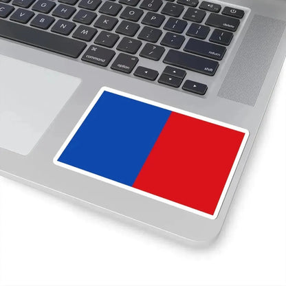 Flag of Sint-Josse-ten-Noode (Belgium) STICKER Vinyl Kiss-Cut Decal - The Sticker Space