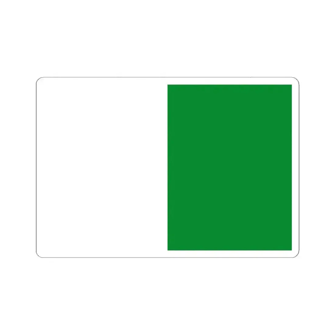 Flag of Sint-Pieters-Woluwe (Belgium) STICKER Vinyl Kiss-Cut Decal 6 Inch White - The Sticker Space