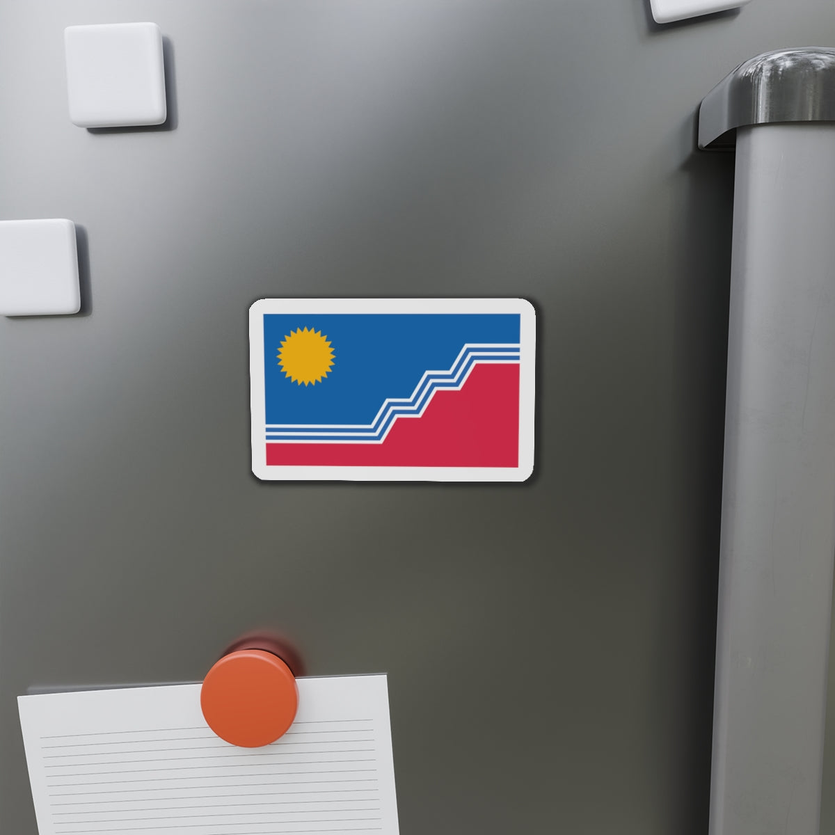 Flag of Sioux Falls South Dakota - Die-Cut Magnet-The Sticker Space