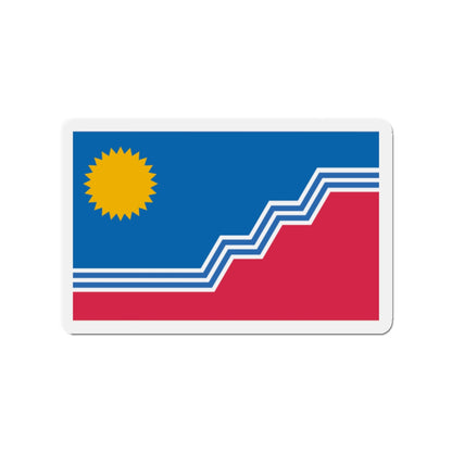 Flag of Sioux Falls South Dakota - Die-Cut Magnet-2" x 2"-The Sticker Space