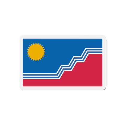 Flag of Sioux Falls South Dakota - Die-Cut Magnet-5" x 5"-The Sticker Space