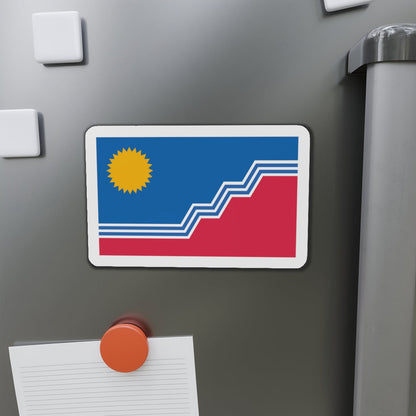 Flag of Sioux Falls South Dakota - Die-Cut Magnet-The Sticker Space