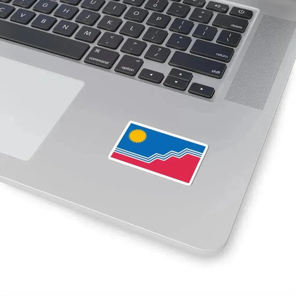 Flag of Sioux Falls, South Dakota - STICKER Vinyl Kiss-Cut Decal - The Sticker Space