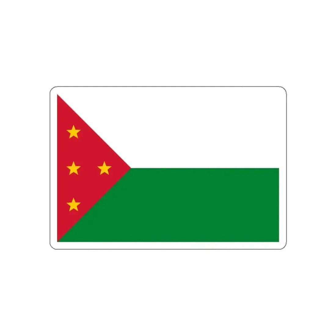 Flag of Siquisique Venezuela STICKER Vinyl Die-Cut Decal - The Sticker Space