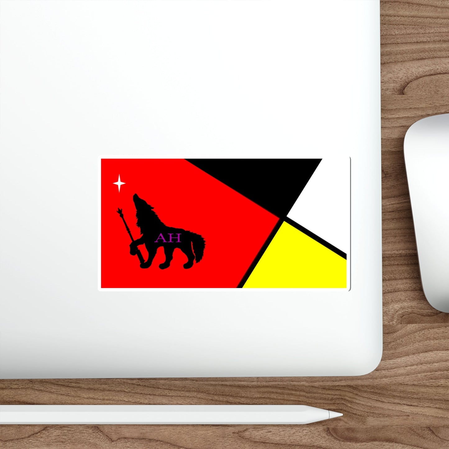 Flag of Siwanoy Nation STICKER Vinyl Die-Cut Decal-The Sticker Space