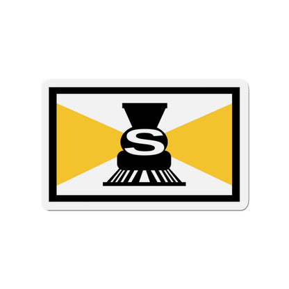 Flag of Slater Iowa - Die-Cut Magnet-3" x 3"-The Sticker Space