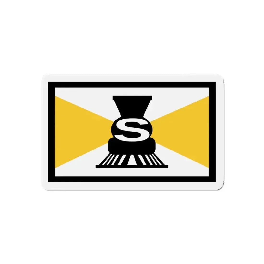 Flag of Slater Iowa - Refrigerator Magnet - The Sticker Space