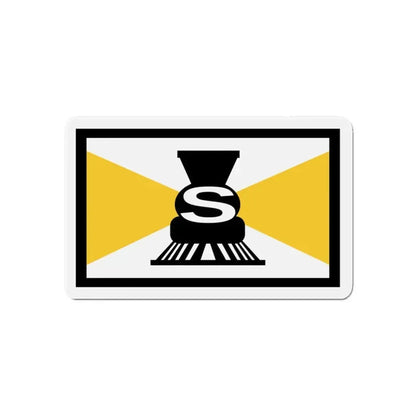 Flag of Slater Iowa - Refrigerator Magnet - The Sticker Space