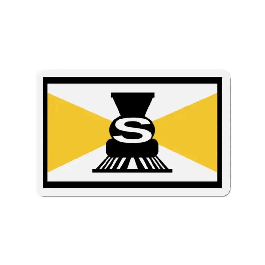 Flag of Slater Iowa - Refrigerator Magnet - The Sticker Space
