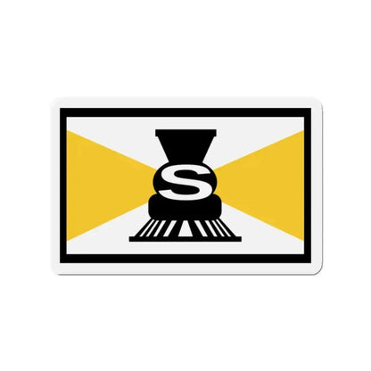 Flag of Slater Iowa - Refrigerator Magnet - The Sticker Space