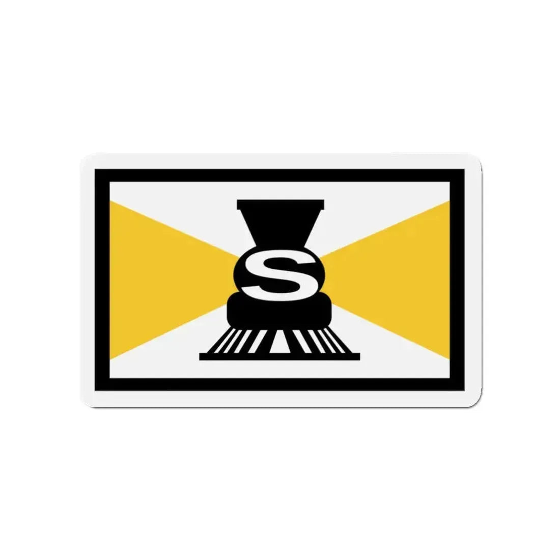 Flag of Slater Iowa - Refrigerator Magnet - The Sticker Space