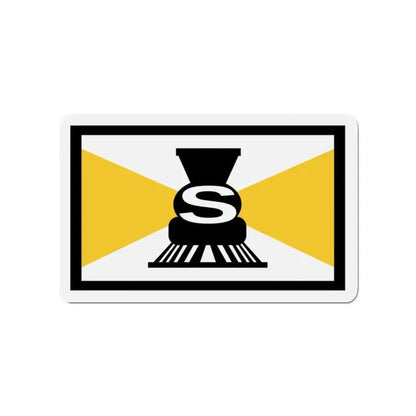 Flag of Slater Iowa - Refrigerator Magnet - The Sticker Space