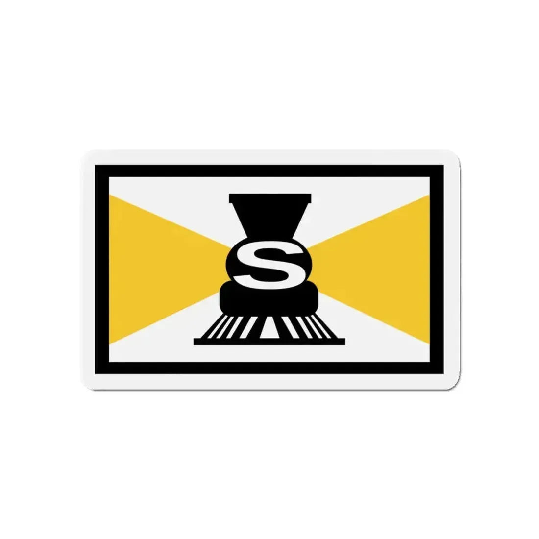 Flag of Slater Iowa - Refrigerator Magnet - The Sticker Space