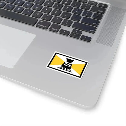 Flag of Slater, Iowa - STICKER Vinyl Kiss-Cut Decal - The Sticker Space